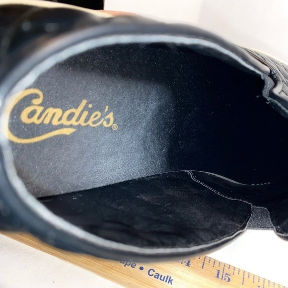 Candies Women’s Quilted Platform Sneaker Loafer in Black Size 9 - Picture 12 of 14